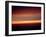 Abstract Sunset-Savanah Plank-Framed Photo