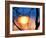 Abstract Sunset-Savanah Plank-Framed Photo