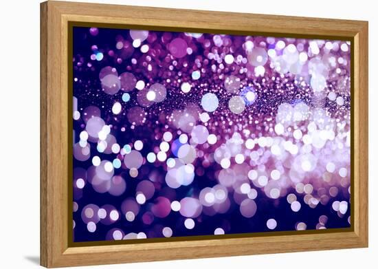 Abstract Texture, Light Bokeh Background-Maximusnd-Framed Premier Image Canvas