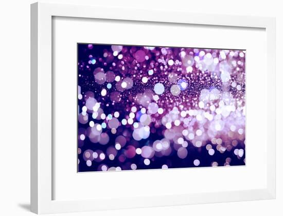 Abstract Texture, Light Bokeh Background-Maximusnd-Framed Photographic Print