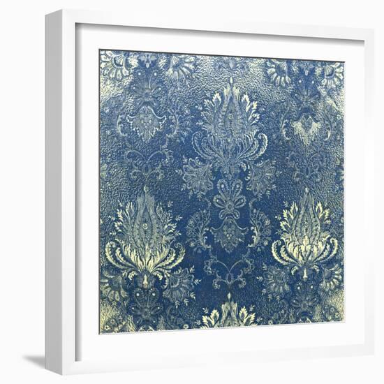 Abstract Textured Vintage Background-iulias-Framed Art Print