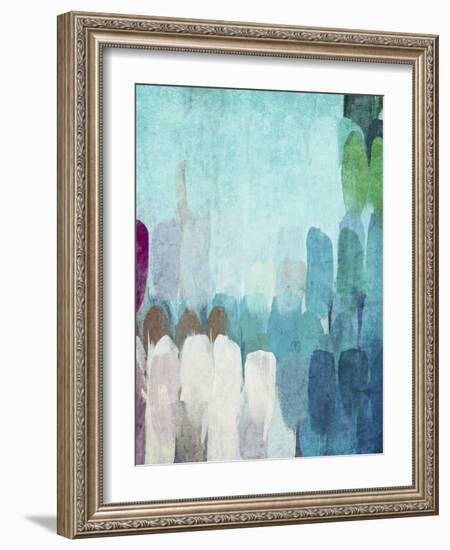 Abstract the Blues II-Irena Orlov-Framed Art Print