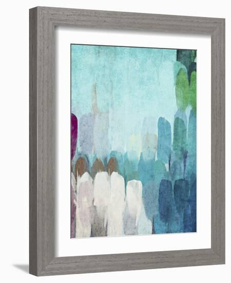 Abstract the Blues II-Irena Orlov-Framed Art Print