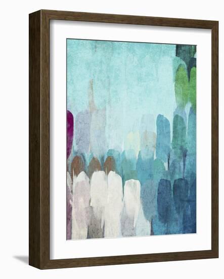 Abstract the Blues II-Irena Orlov-Framed Art Print