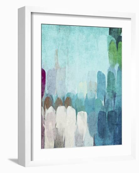 Abstract the Blues II-Irena Orlov-Framed Art Print