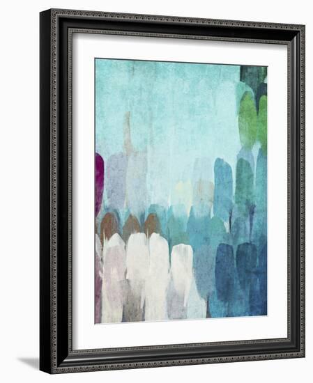 Abstract the Blues II-Irena Orlov-Framed Art Print