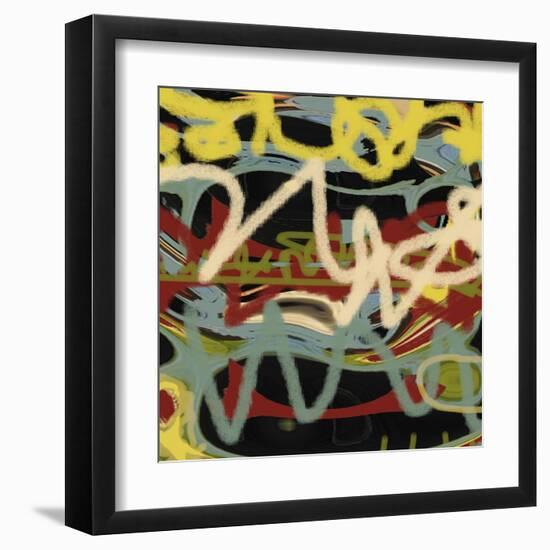 Abstract The Great Wall-Ricki Mountain-Framed Art Print