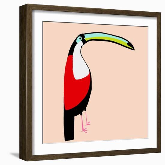 Abstract Toucan-Susan Bryant-Framed Art Print