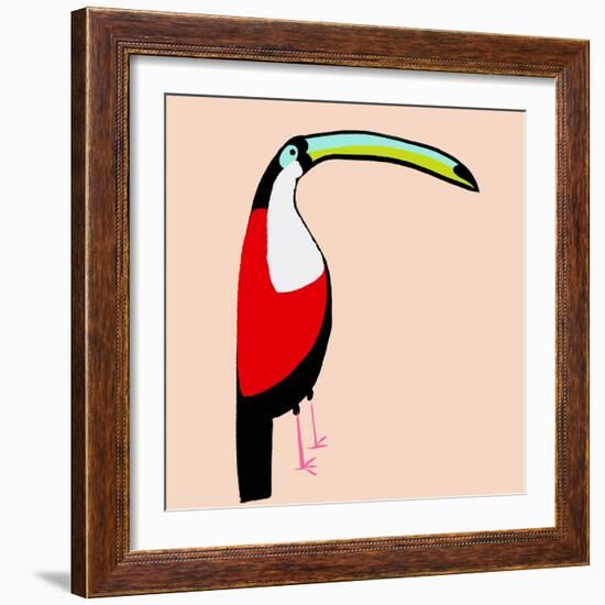 Abstract Toucan-Susan Bryant-Framed Art Print