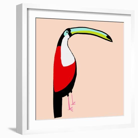 Abstract Toucan-Susan Bryant-Framed Art Print