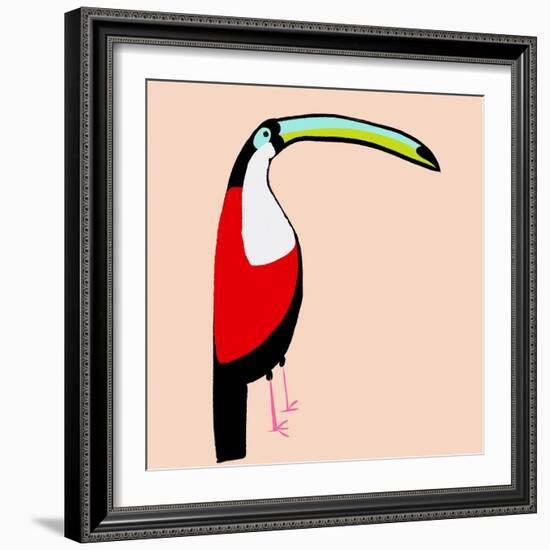 Abstract Toucan-Susan Bryant-Framed Art Print