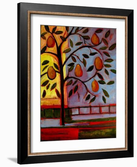 Abstract Tree III-Patty Baker-Framed Art Print