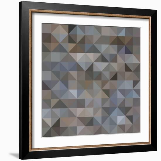 Abstract Triangle Background-epic44-Framed Art Print