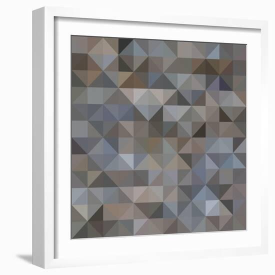 Abstract Triangle Background-epic44-Framed Art Print