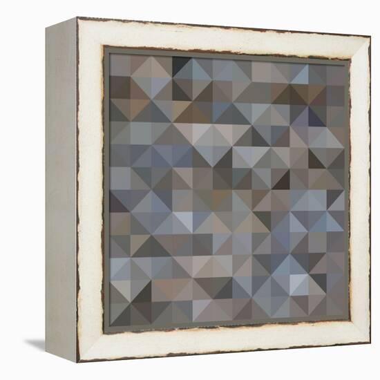 Abstract Triangle Background-epic44-Framed Stretched Canvas