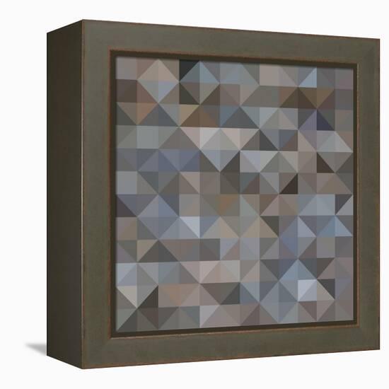 Abstract Triangle Background-epic44-Framed Stretched Canvas