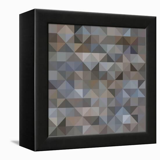 Abstract Triangle Background-epic44-Framed Stretched Canvas