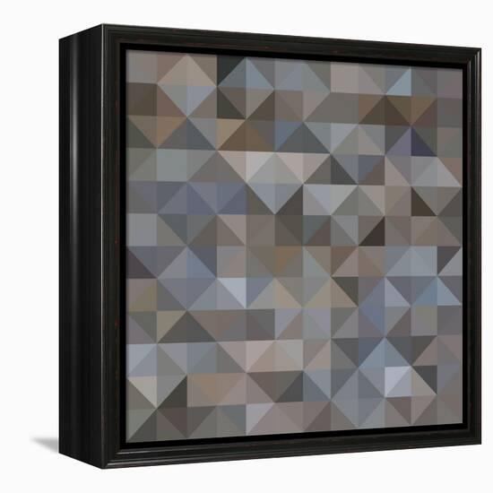 Abstract Triangle Background-epic44-Framed Stretched Canvas