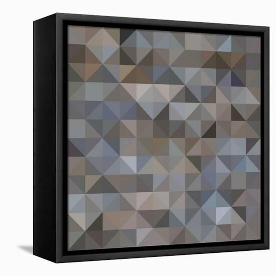 Abstract Triangle Background-epic44-Framed Stretched Canvas