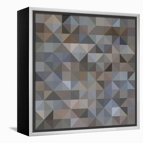 Abstract Triangle Background-epic44-Framed Stretched Canvas