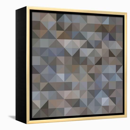 Abstract Triangle Background-epic44-Framed Stretched Canvas