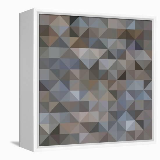 Abstract Triangle Background-epic44-Framed Stretched Canvas