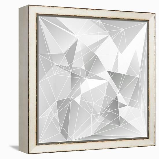 Abstract Triangle Background-epic44-Framed Stretched Canvas