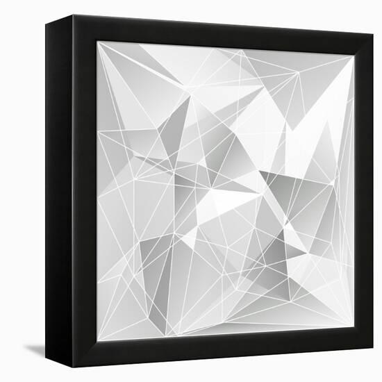 Abstract Triangle Background-epic44-Framed Stretched Canvas