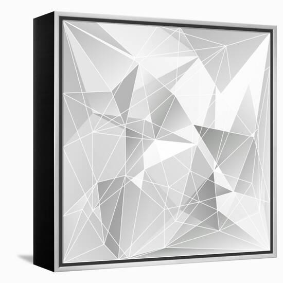 Abstract Triangle Background-epic44-Framed Stretched Canvas