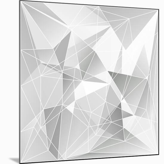 Abstract Triangle Background-epic44-Mounted Premium Giclee Print