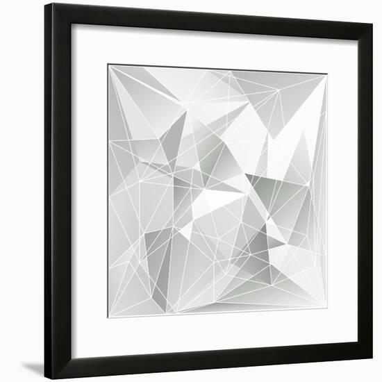 Abstract Triangle Background-epic44-Framed Premium Giclee Print