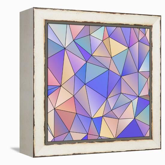 Abstract Triangle Background-epic44-Framed Stretched Canvas