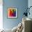 Abstract Triangles Colorful Background-art_of_sun-Framed Art Print displayed on a wall