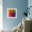 Abstract Triangles Colorful Background-art_of_sun-Framed Art Print displayed on a wall