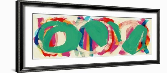 Abstract Trio I-Nikki Galapon-Framed Art Print