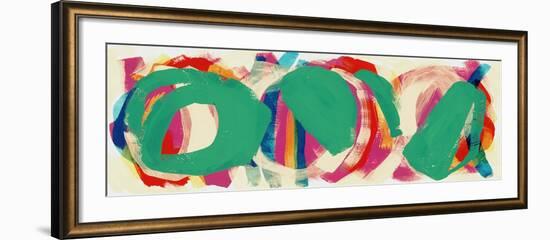 Abstract Trio I-Nikki Galapon-Framed Art Print