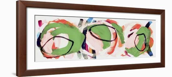 Abstract Trio V-Nikki Galapon-Framed Art Print