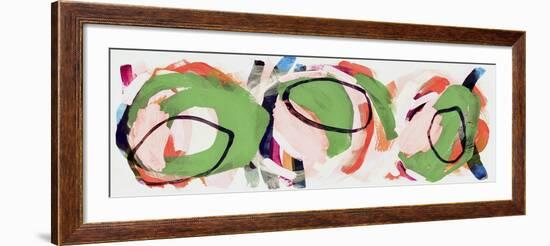 Abstract Trio V-Nikki Galapon-Framed Art Print