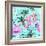 Abstract Tropical Geometric Pattern-tanycya-Framed Art Print