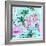 Abstract Tropical Geometric Pattern-tanycya-Framed Art Print