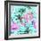 Abstract Tropical Geometric Pattern-tanycya-Framed Art Print