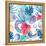 Abstract Tropical Geometric Pattern-tanycya-Framed Stretched Canvas