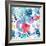 Abstract Tropical Geometric Pattern-tanycya-Framed Art Print