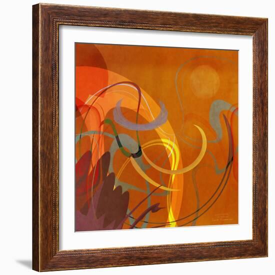 Abstract Twirl 05-Joost Hogervorst-Framed Art Print