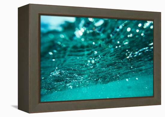 Abstract Underwater Background with Bokeh-shevtsovy-Framed Premier Image Canvas