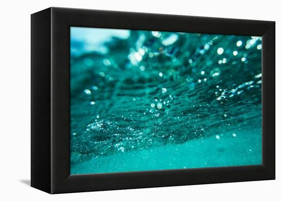 Abstract Underwater Background with Bokeh-shevtsovy-Framed Premier Image Canvas