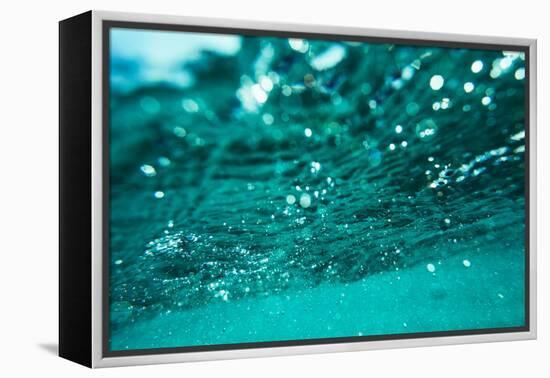 Abstract Underwater Background with Bokeh-shevtsovy-Framed Premier Image Canvas