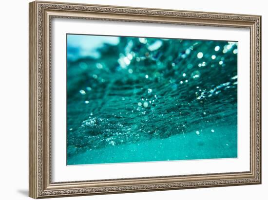 Abstract Underwater Background with Bokeh-shevtsovy-Framed Photographic Print