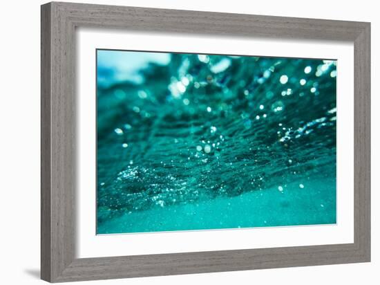 Abstract Underwater Background with Bokeh-shevtsovy-Framed Photographic Print