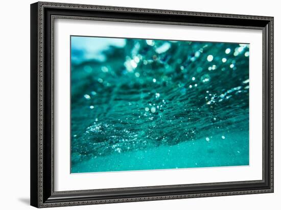 Abstract Underwater Background with Bokeh-shevtsovy-Framed Photographic Print